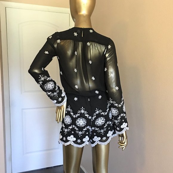 WAYF Embroidered Romper - Picture 8 of 16